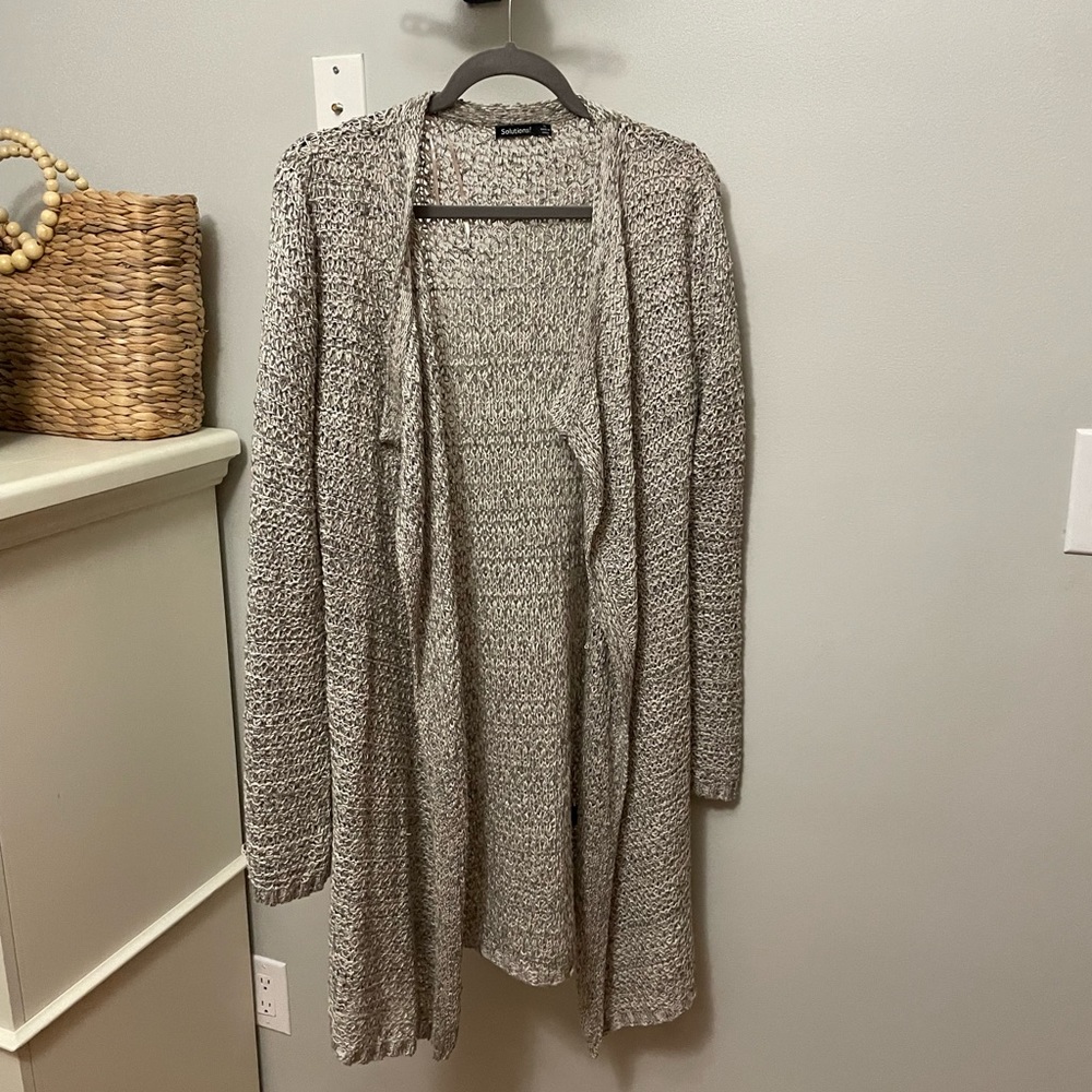 Solutions! Cardigan- size XL